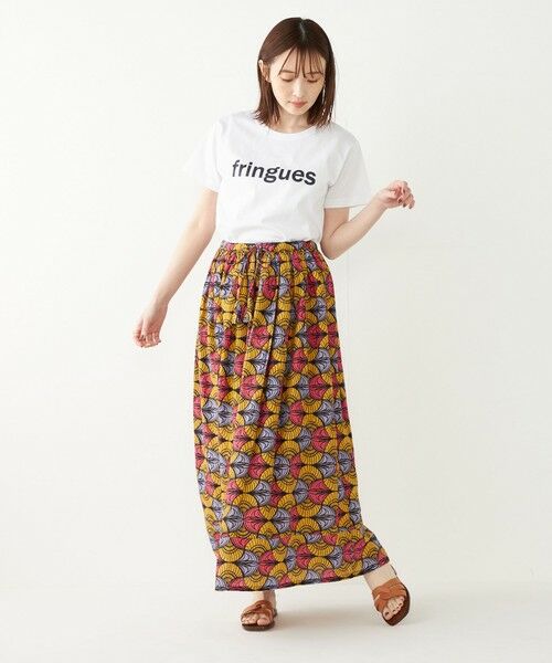 SHIPS for women / シップスウィメン ロング・マキシ丈スカート | SHIPS Colors:〈手洗い可能〉バティック プリント ギャザー スカート | 詳細14