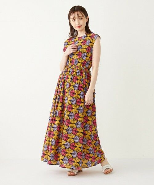 SHIPS for women / シップスウィメン ロング・マキシ丈ワンピース | SHIPS Colors:〈手洗い可能〉バティック プリント ワンピース | 詳細16