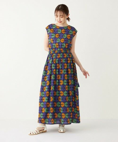 SHIPS for women / シップスウィメン ロング・マキシ丈ワンピース | SHIPS Colors:〈手洗い可能〉バティック プリント ワンピース | 詳細21