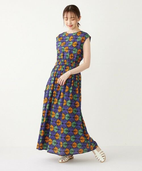 SHIPS for women / シップスウィメン ロング・マキシ丈ワンピース | SHIPS Colors:〈手洗い可能〉バティック プリント ワンピース | 詳細22