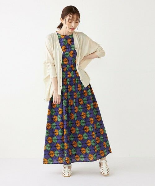 SHIPS for women / シップスウィメン ロング・マキシ丈ワンピース | SHIPS Colors:〈手洗い可能〉バティック プリント ワンピース | 詳細24