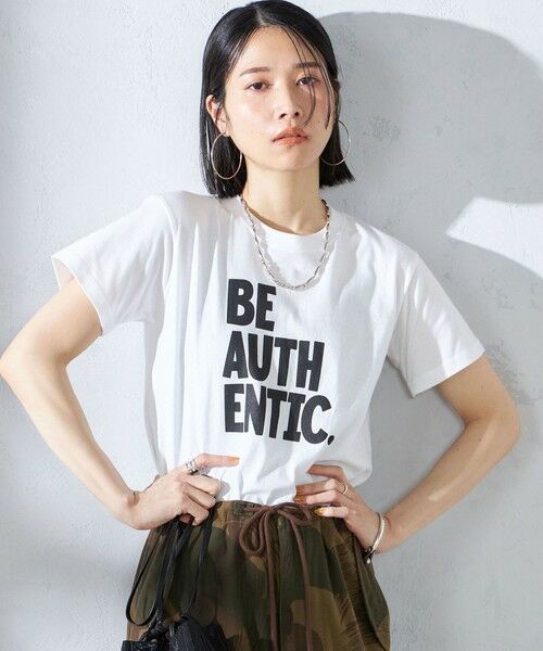 SHIPS for women / シップスウィメン Tシャツ | 【SHIPS別注】81BRANCA:バリエーション ロゴ TEE  2 | 詳細9