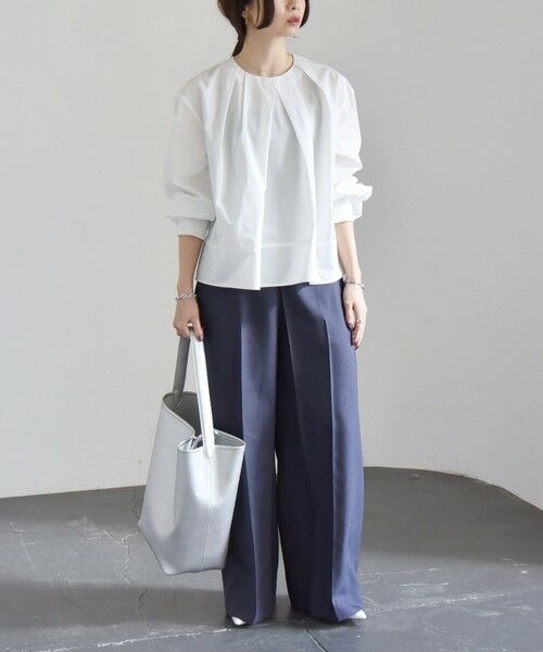 SHIPS / シップス トートバッグ | 《一部追加予約》quaranciel: ワンハンドル バケツ トート バッグ（A4対応） | 詳細26