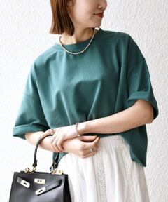 SHIPS / シップス Tシャツ | 《一部追加予約》【WEB限定】SHIPS any:〈洗濯機可能〉インレイ ハーフスリーブ ショートTEE