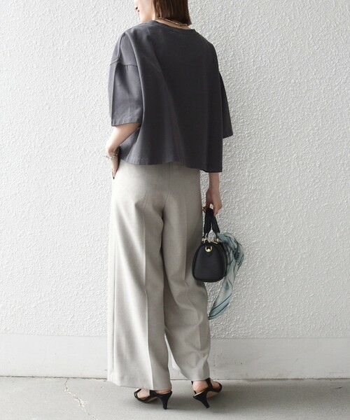 SHIPS / シップス Tシャツ | 《一部追加予約》【WEB限定】SHIPS any:〈洗濯機可能〉インレイ ハーフスリーブ ショートTEE | 詳細12