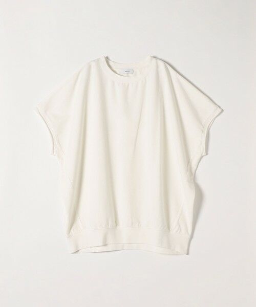 SHIPS / シップス Tシャツ | 《一部予約》【WEB限定】SHIPS any:〈洗濯機可能〉インレイ コクーン ショートスリーブ プルオーバー | 詳細8