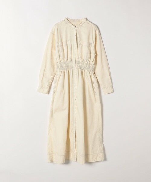 SHIPS / シップス ロング・マキシ丈ワンピース | SHIPS any: シャーリング デニム ポケット ワンピース ［SHIPS any DENIM］ | 詳細6