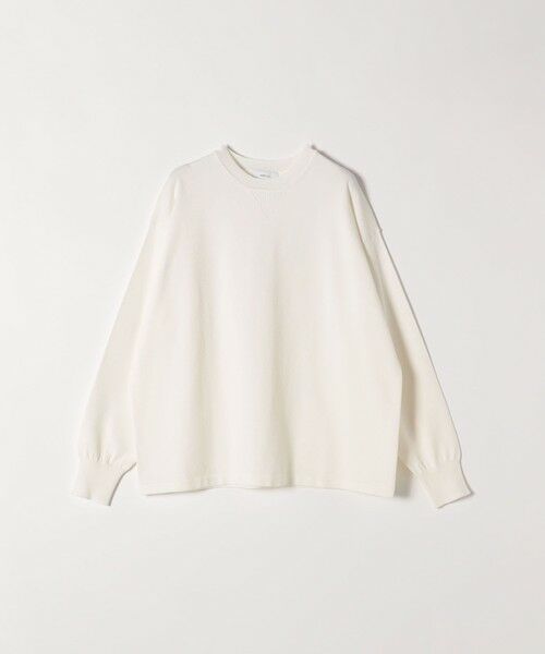 SHIPS / シップス ニット・セーター | 《一部追加予約》SHIPS any:〈手洗い可能〉スウェットライク ニット プルオーバー | 詳細8