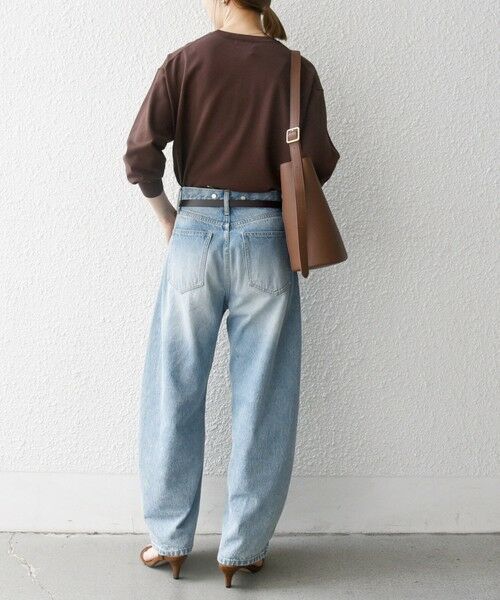 SHIPS / シップス ニット・セーター | 《一部追加予約》SHIPS any:〈手洗い可能〉スウェットライク ニット プルオーバー | 詳細21