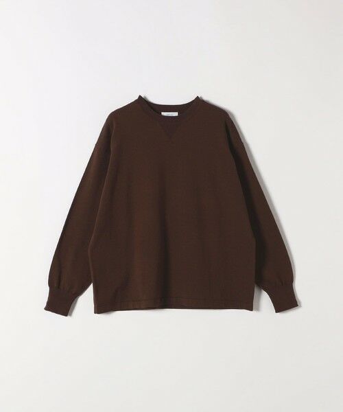 SHIPS / シップス ニット・セーター | 《一部追加予約》SHIPS any:〈手洗い可能〉スウェットライク ニット プルオーバー | 詳細27