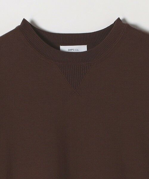 SHIPS / シップス ニット・セーター | 《一部追加予約》SHIPS any:〈手洗い可能〉スウェットライク ニット プルオーバー | 詳細28
