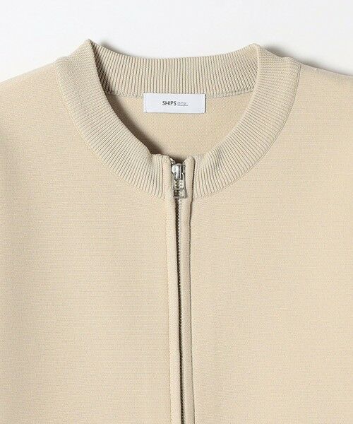 SHIPS / シップス カーディガン・ボレロ | 《一部追加予約》【WEB限定】SHIPS any:〈手洗い可能〉ドルマン ジップ ブルゾン カーディガン | 詳細10