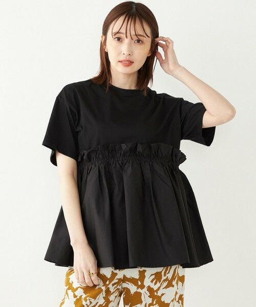 SHIPS for women / シップスウィメン カットソー | SHIPS Colors:〈手洗い可能〉フハク ドッキング TEE 2◇ | 詳細24