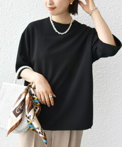 SHIPS / シップス カットソー | 〈手洗い可能〉ジョーゼット ジャージ バック タック ショート スリーブ