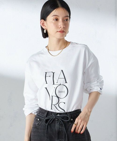 SHIPS for women / シップスウィメン カットソー（半袖以外） | 【SHIPS別注】Champion: ロング スリーブ TEE | 詳細3