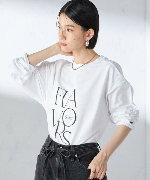 SHIPS for women / シップスウィメン カットソー（半袖以外） | 【SHIPS別注】Champion: ロング スリーブ TEE | 詳細5