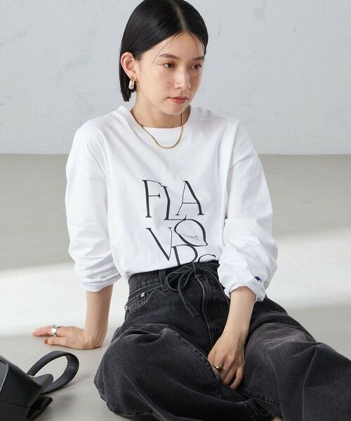 SHIPS for women / シップスウィメン カットソー（半袖以外） | 【SHIPS別注】Champion: ロング スリーブ TEE | 詳細9