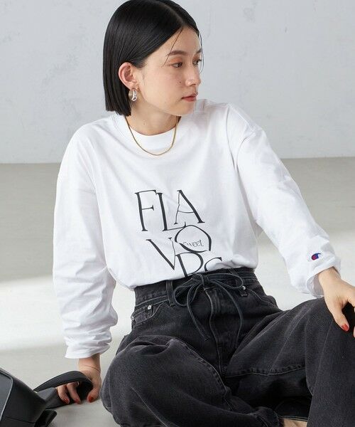 SHIPS for women / シップスウィメン カットソー（半袖以外） | 【SHIPS別注】Champion: ロング スリーブ TEE | 詳細11