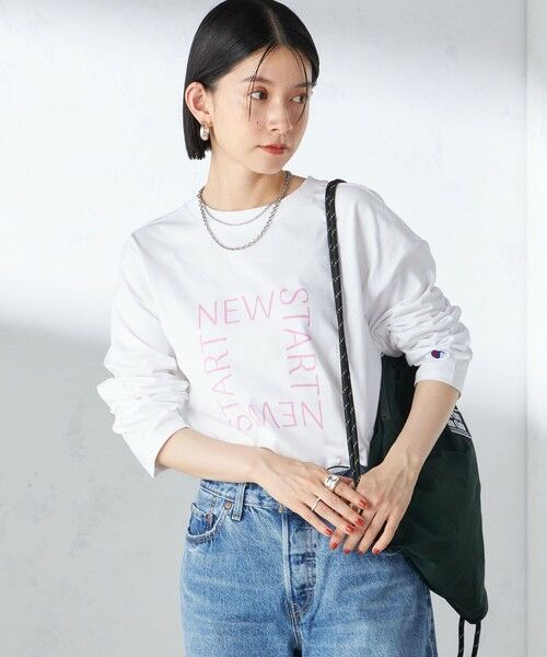 SHIPS for women / シップスウィメン カットソー（半袖以外） | 【SHIPS別注】Champion: ロング スリーブ TEE | 詳細26