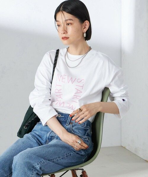 SHIPS for women / シップスウィメン カットソー（半袖以外） | 【SHIPS別注】Champion: ロング スリーブ TEE | 詳細29