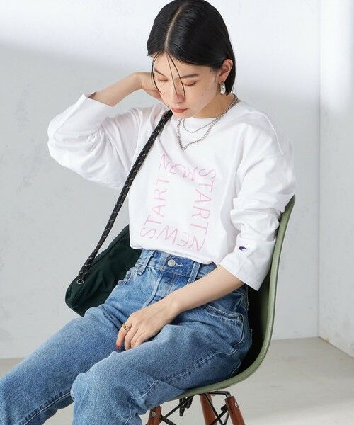 SHIPS for women / シップスウィメン カットソー（半袖以外） | 【SHIPS別注】Champion: ロング スリーブ TEE | 詳細30