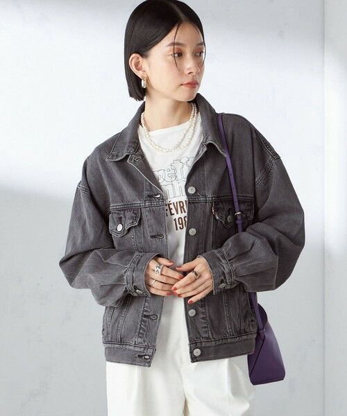 SHIPS for women / シップスウィメン Gジャン・デニムジャケット | Levi’s:90S TRUCKER | 詳細10