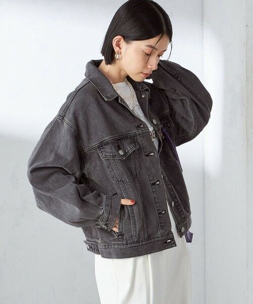 SHIPS for women / シップスウィメン Gジャン・デニムジャケット | Levi’s:90S TRUCKER | 詳細14