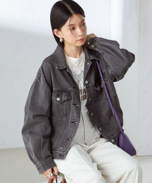 SHIPS for women / シップスウィメン Gジャン・デニムジャケット | Levi’s:90S TRUCKER | 詳細17