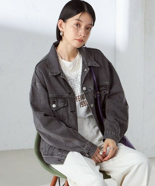 SHIPS for women / シップスウィメン Gジャン・デニムジャケット | Levi’s:90S TRUCKER | 詳細19