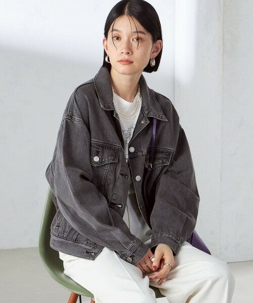 SHIPS for women / シップスウィメン Gジャン・デニムジャケット | Levi’s:90S TRUCKER | 詳細20