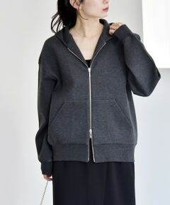 SHIPS / シップス パーカー | 《一部追加予約》quaranciel:〈洗濯機可能〉ポンチ ダブルジップ スウェット パーカー