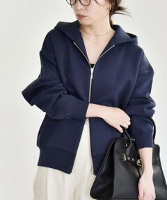 SHIPS / シップス パーカー | 《一部追加予約》quaranciel:〈洗濯機可能〉ポンチ ダブルジップ スウェット パーカー