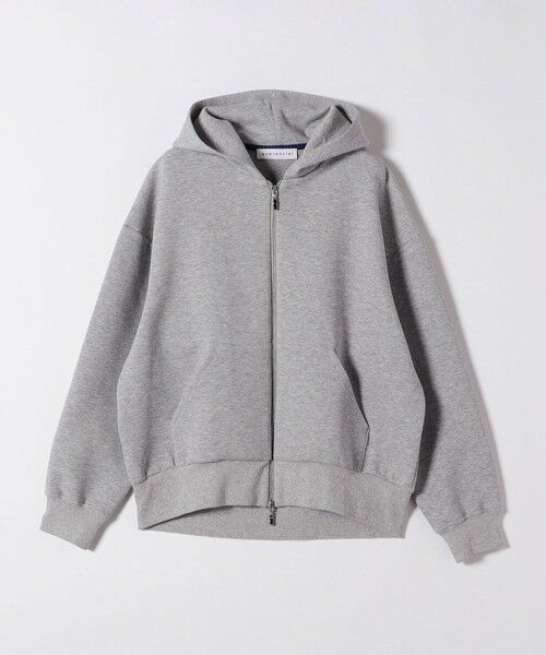 SHIPS / シップス パーカー | 《一部追加予約》quaranciel:〈洗濯機可能〉ポンチ ダブルジップ スウェット パーカー | 詳細21