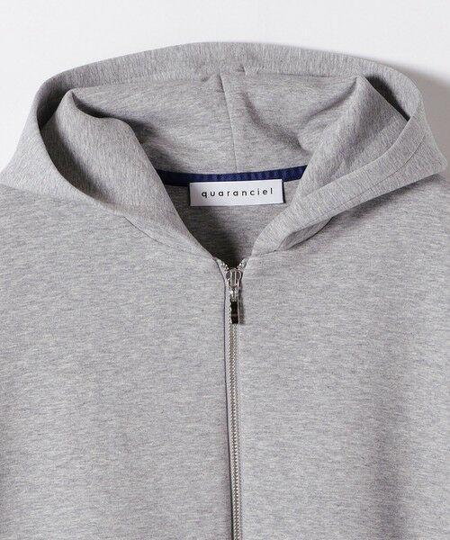 SHIPS / シップス パーカー | 《一部追加予約》quaranciel:〈洗濯機可能〉ポンチ ダブルジップ スウェット パーカー | 詳細23