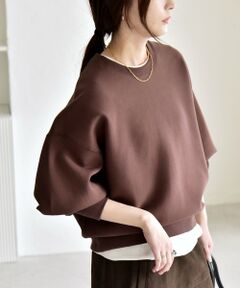 SHIPS / シップス スウェット | 《一部追加予約》quaranciel:〈洗濯機可能〉ポンチ ベーシック コンパクト スウェット