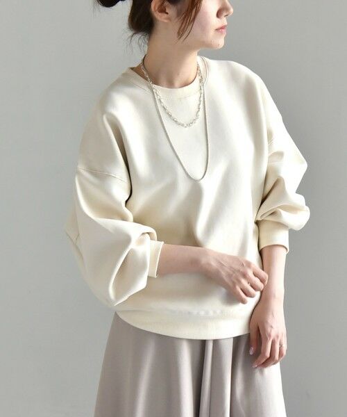 SHIPS / シップス スウェット | 《一部追加予約》quaranciel:〈洗濯機可能〉ポンチ ベーシック コンパクト スウェット | 詳細6