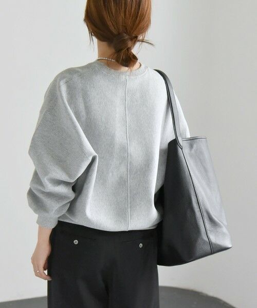 SHIPS / シップス スウェット | 《一部追加予約》quaranciel:〈洗濯機可能〉ポンチ ベーシック コンパクト スウェット | 詳細15