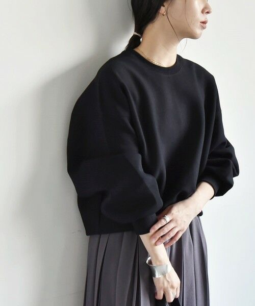 SHIPS / シップス スウェット | 《一部追加予約》quaranciel:〈洗濯機可能〉ポンチ ベーシック コンパクト スウェット | 詳細22