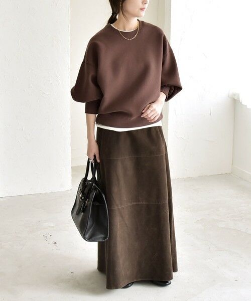 SHIPS / シップス スウェット | 《一部追加予約》quaranciel:〈洗濯機可能〉ポンチ ベーシック コンパクト スウェット | 詳細25