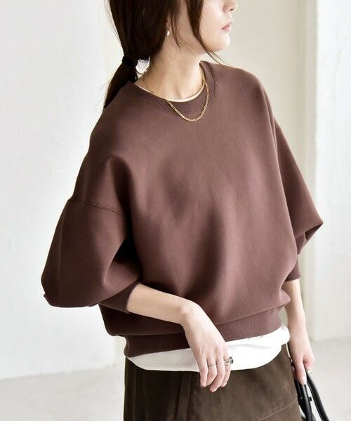 SHIPS / シップス スウェット | 《一部追加予約》quaranciel:〈洗濯機可能〉ポンチ ベーシック コンパクト スウェット | 詳細27