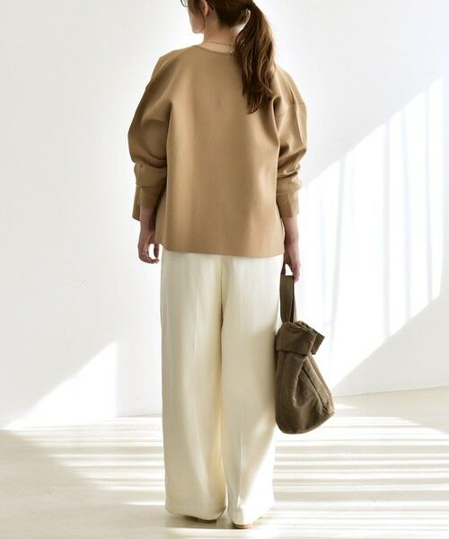 SHIPS / シップス カーディガン・ボレロ | 《一部追加予約》quaranciel:〈手洗い可能〉ニット ノーカラー ダブルジャケット カーディガン | 詳細13