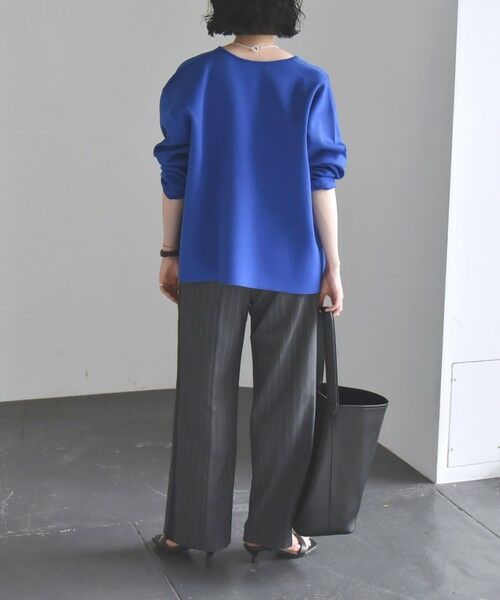 SHIPS / シップス カーディガン・ボレロ | 《一部追加予約》quaranciel:〈手洗い可能〉ニット ノーカラー ダブルジャケット カーディガン | 詳細29