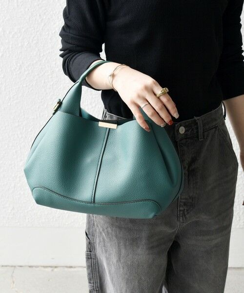 SHIPS / シップス ショルダーバッグ | 《一部追加予約》SHIPS any: ゴールド プレート ワンハンドル 2WAY バッグ | 詳細18