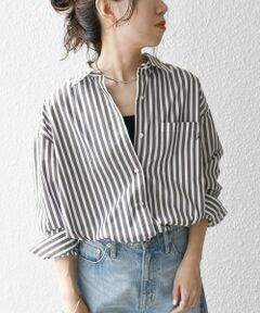 SHIPS / シップス シャツ・ブラウス | 《一部追加予約》SHIPS any:〈洗濯機可能〉REPREVE レギュラーカラー ルーズ ポケット シャツ