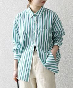 SHIPS / シップス シャツ・ブラウス | 《一部追加予約》SHIPS any:〈洗濯機可能〉REPREVE レギュラーカラー ルーズ ポケット シャツ