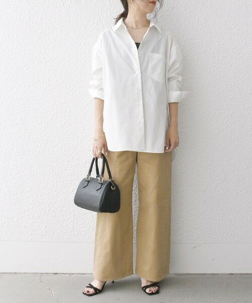 SHIPS / シップス シャツ・ブラウス | 《一部追加予約》SHIPS any:〈洗濯機可能〉REPREVE レギュラーカラー ルーズ ポケット シャツ | 詳細1