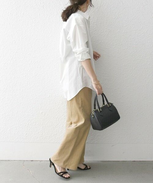 SHIPS / シップス シャツ・ブラウス | 《一部追加予約》SHIPS any:〈洗濯機可能〉REPREVE レギュラーカラー ルーズ ポケット シャツ | 詳細2