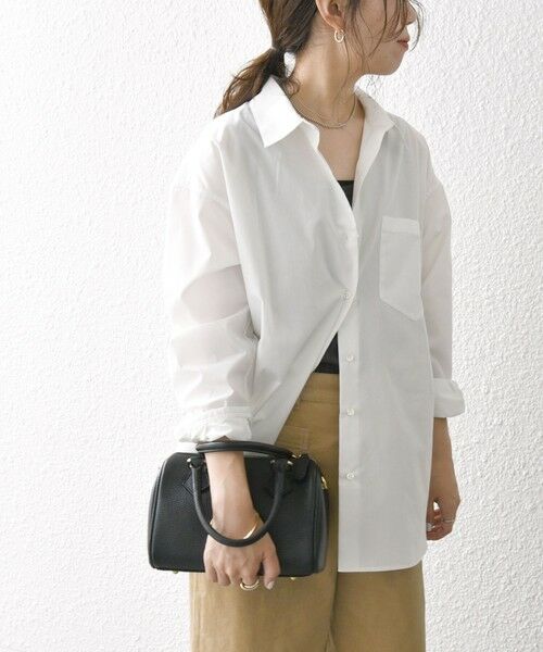 SHIPS / シップス シャツ・ブラウス | 《一部追加予約》SHIPS any:〈洗濯機可能〉REPREVE レギュラーカラー ルーズ ポケット シャツ | 詳細4