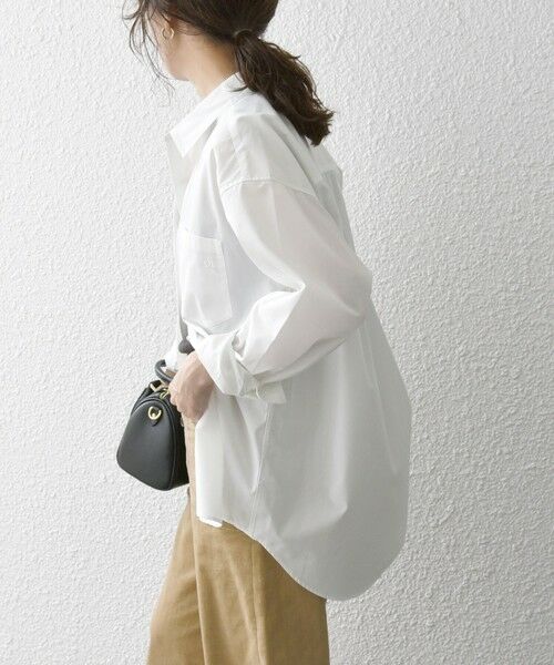 SHIPS / シップス シャツ・ブラウス | 《一部追加予約》SHIPS any:〈洗濯機可能〉REPREVE レギュラーカラー ルーズ ポケット シャツ | 詳細7
