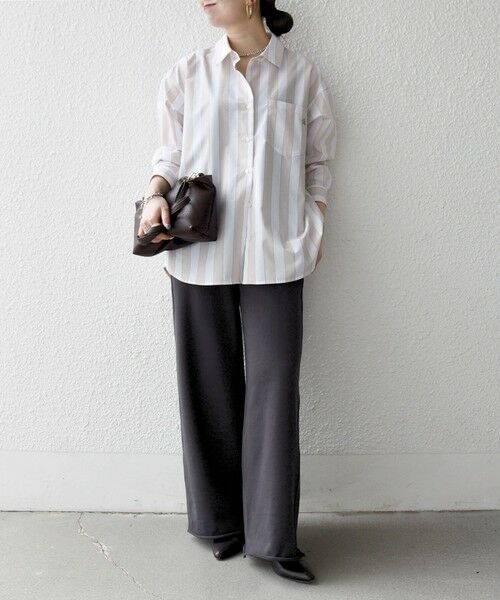 SHIPS / シップス シャツ・ブラウス | 《一部追加予約》SHIPS any:〈洗濯機可能〉REPREVE レギュラーカラー ルーズ ポケット シャツ | 詳細1